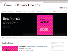 Tablet Screenshot of editions-brunodoucey.com